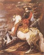 Gaspar de Guzman,Count-Duke of Olivares,on Horseback Diego Velazquez